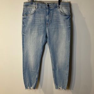 Zara cropped denim jeans size 36 men